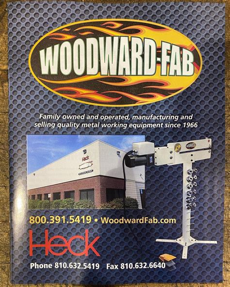 woodward metal fabrication equipment|woodward fab catalog.